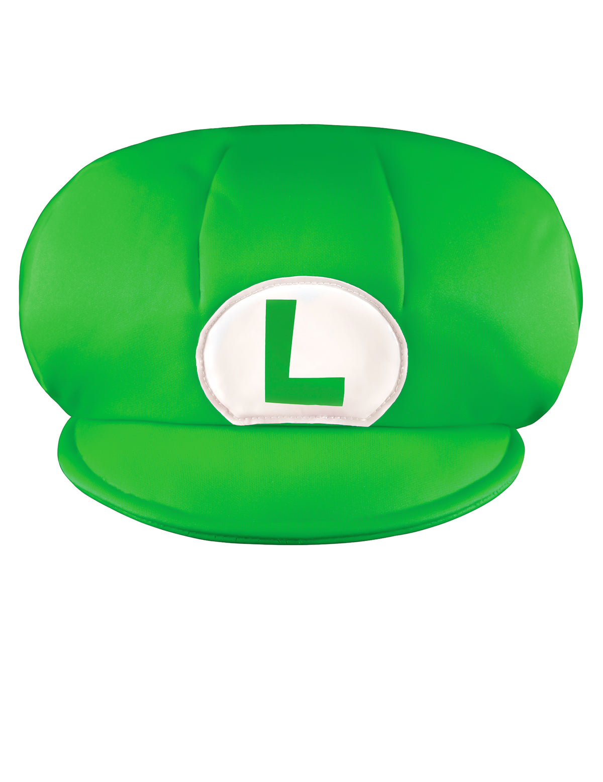 Casquette Luigi™ pour enfant verte avec logo L blanc