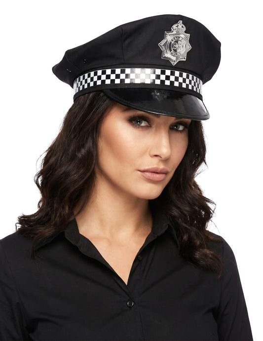Boné de policia inglês adulto