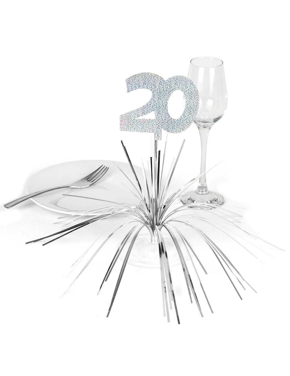 Mise en situação do centro de mesa 20 anos