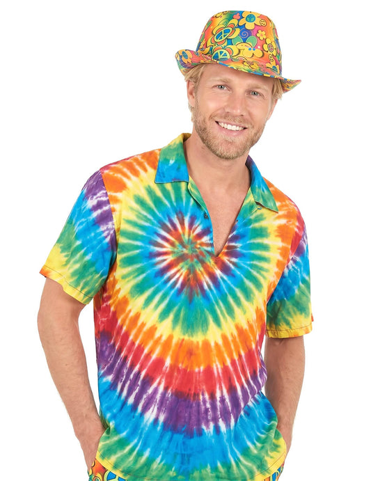 Chapéu borsalino hippie adulto