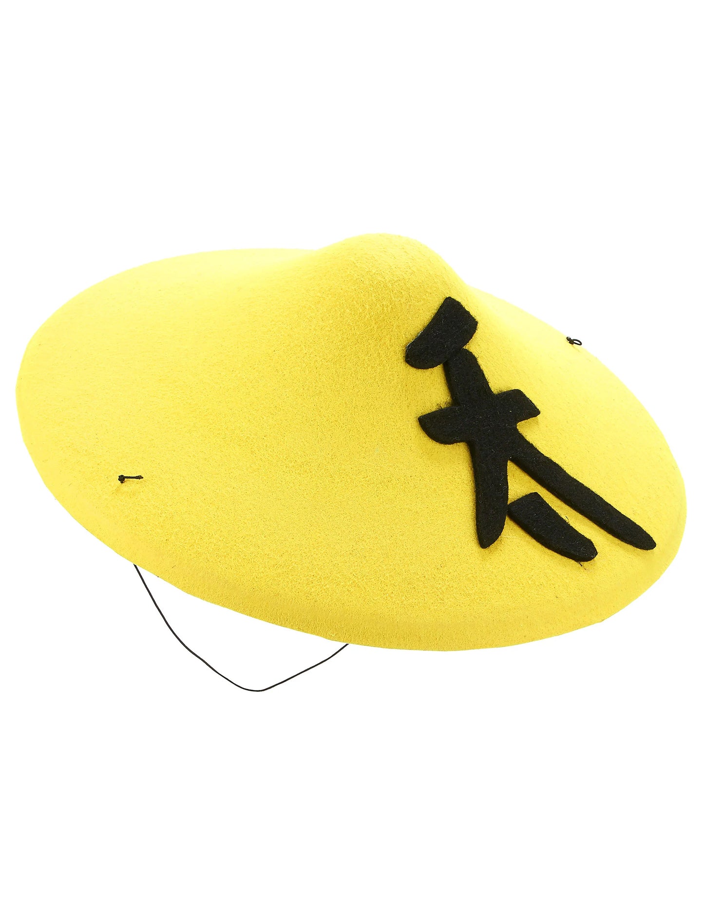 Chapéu chinês amarelo adulto