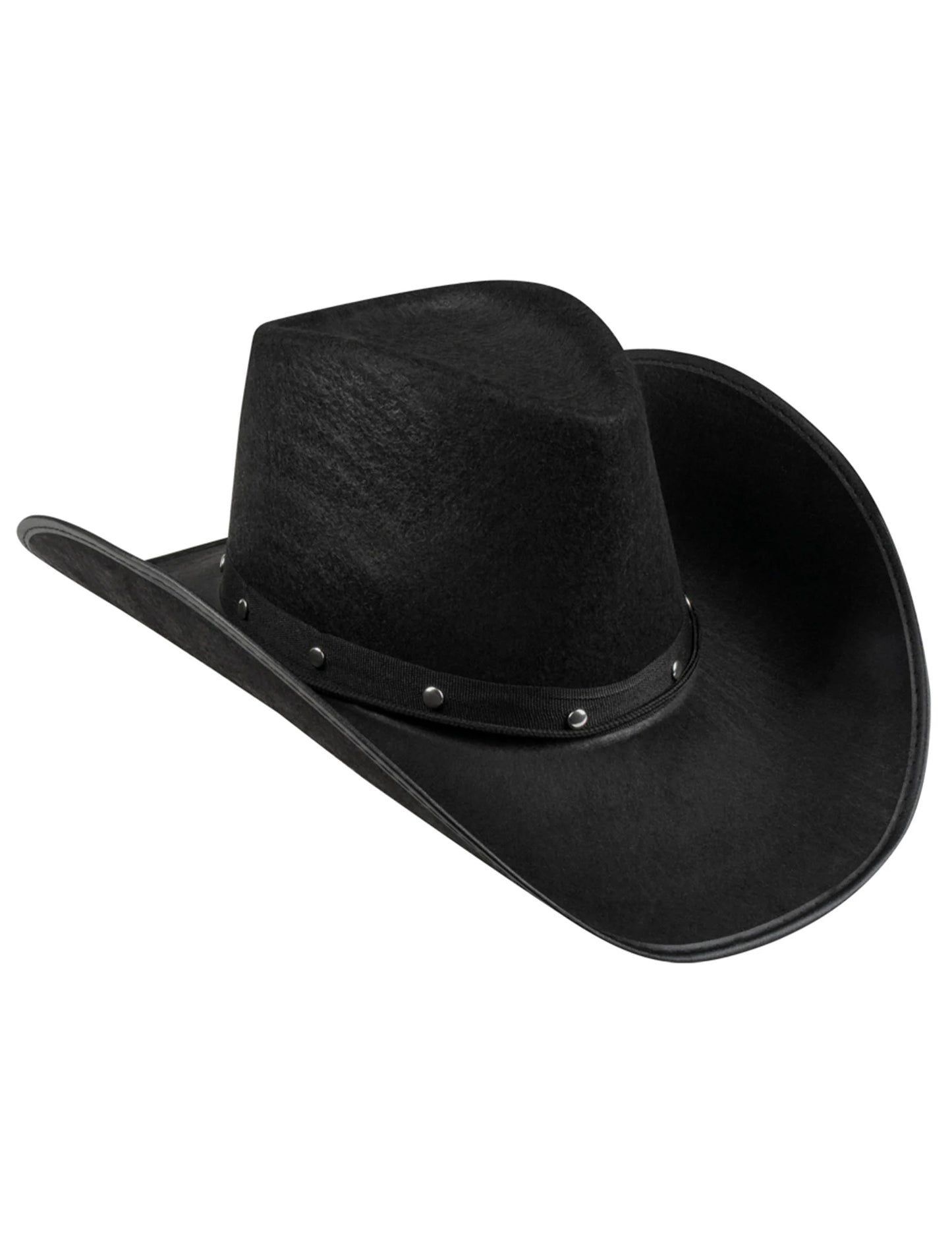 Chapéu preto de Cowboy para adulto