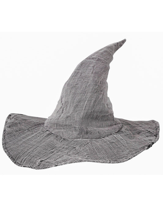 Vue de profil du chapeau de sorcier pour adulte