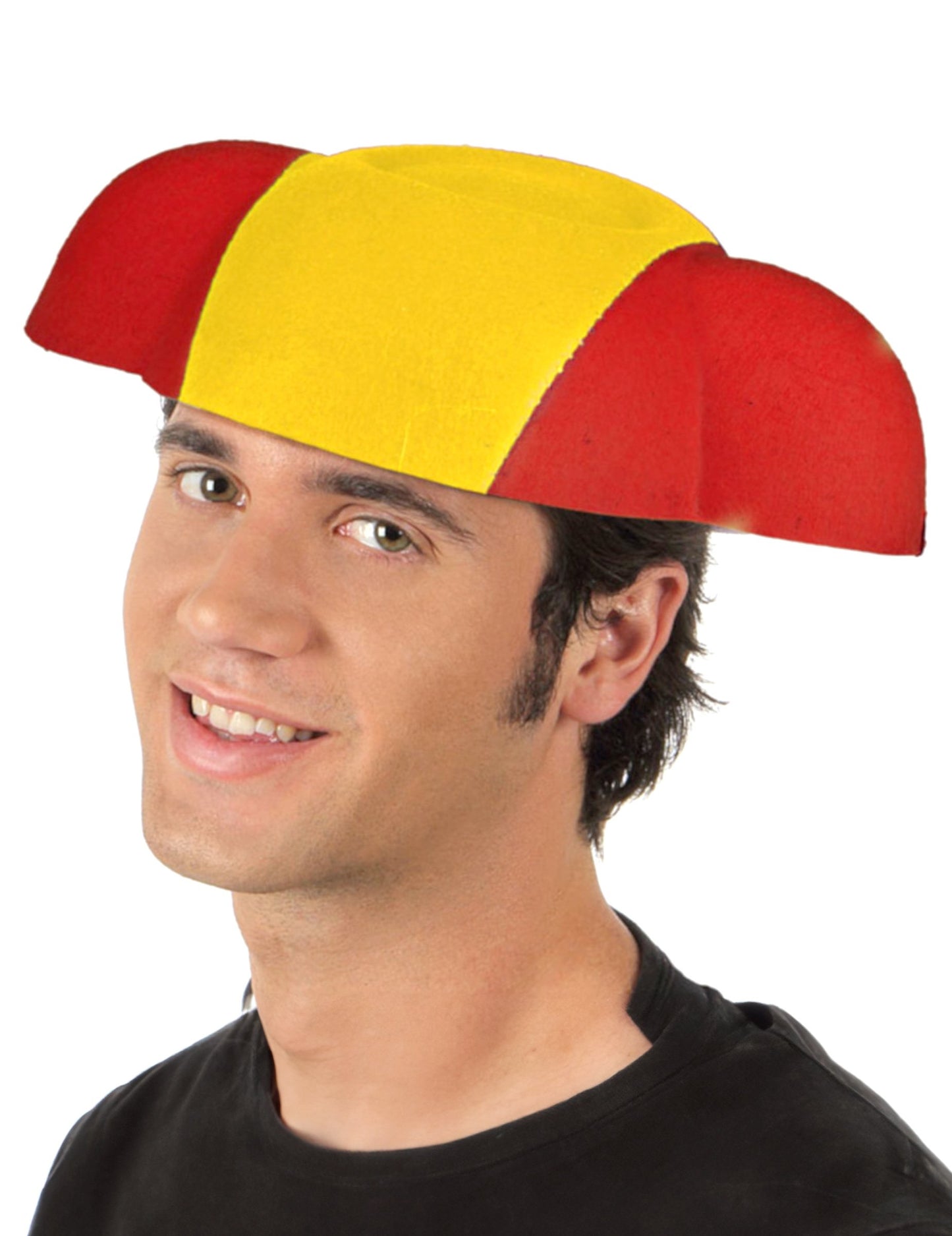 Chapeau torero drapeau Espagne pour adulte rouge et jaune
