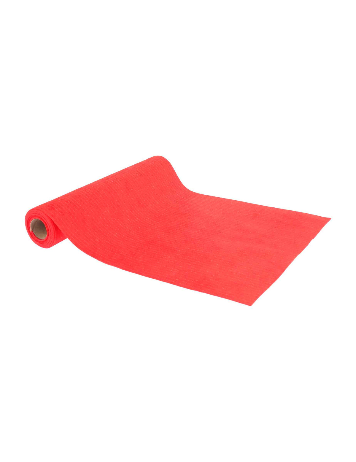 Caminho de mesa riscas brilhantes veludo vermelho e dourado 28 cm x 3 m