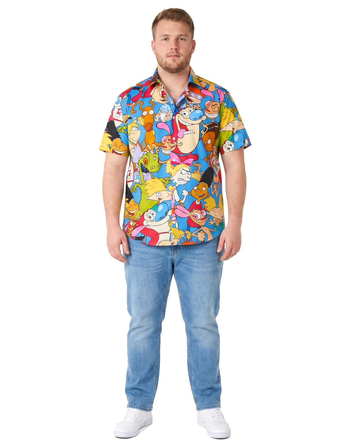 Camisa desenhos animados anos 90 Nickelodeon™ para adulto Opposuits™