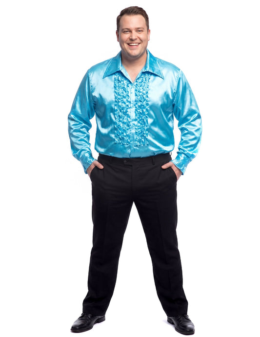 Camisa Disco azul-claro para Homem