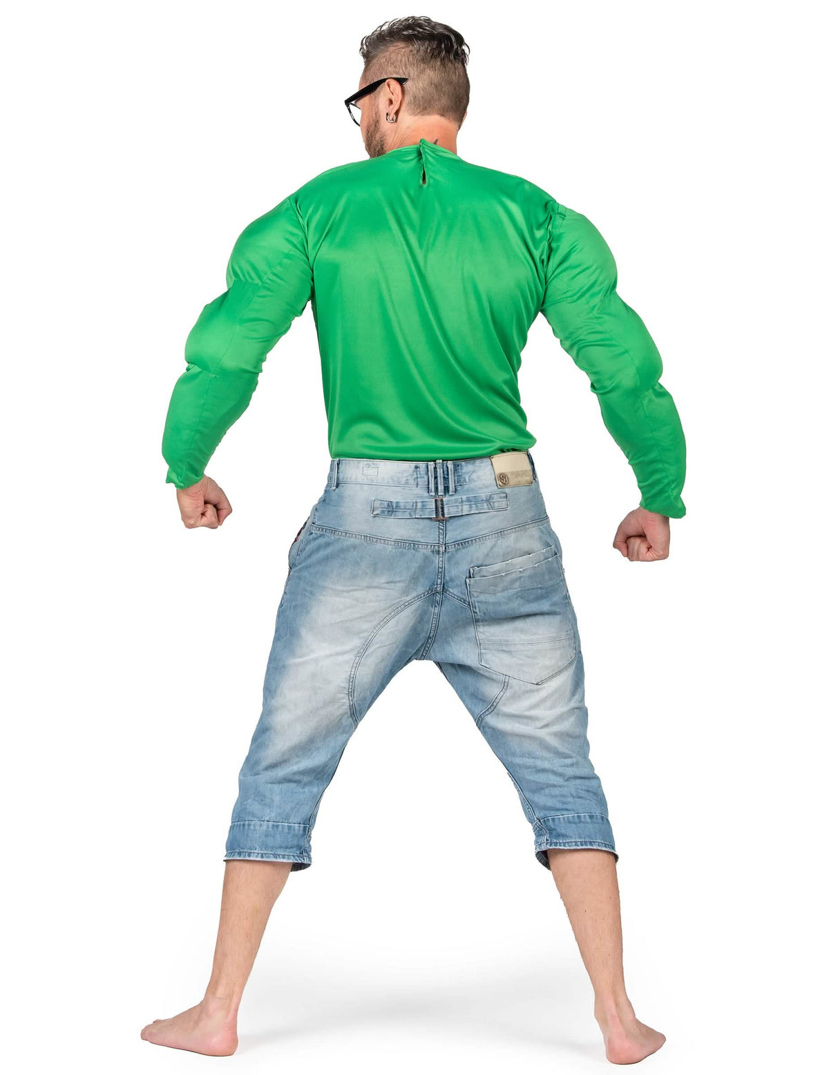 Camisa muscular verde para adulto verde