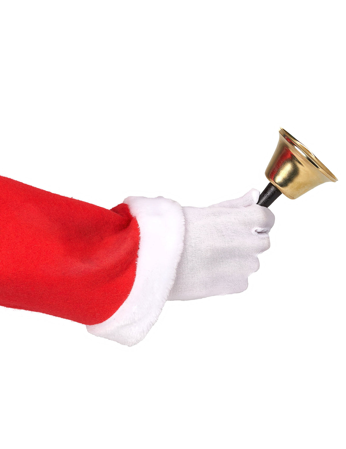 Détail de la prise en main de la Cloche de Père Noël