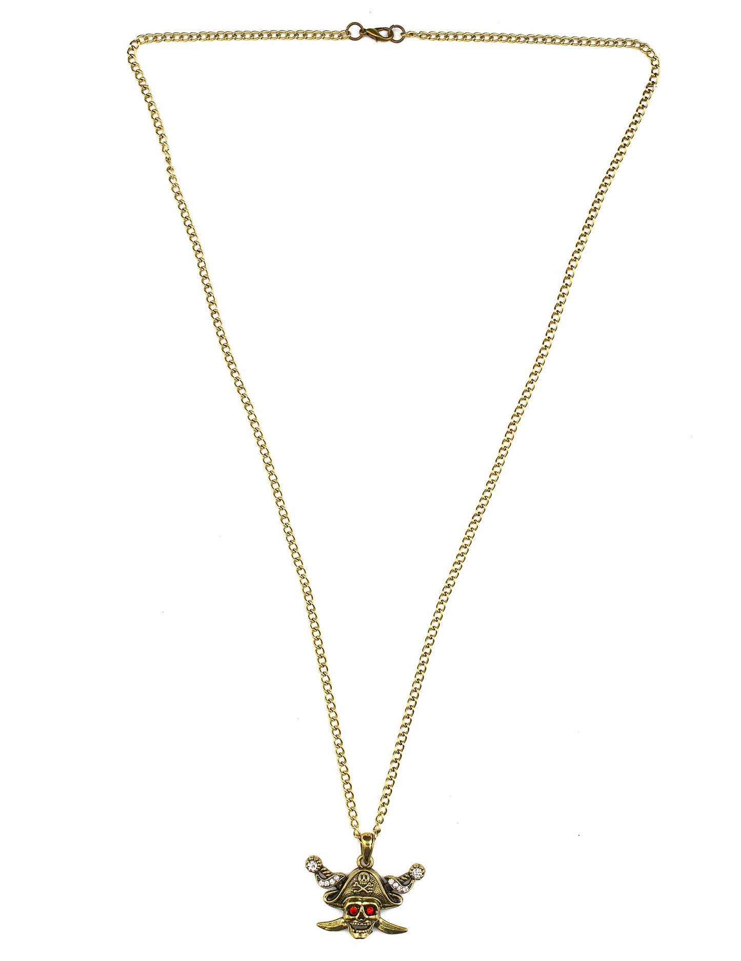 Colar dourado pirata adulto