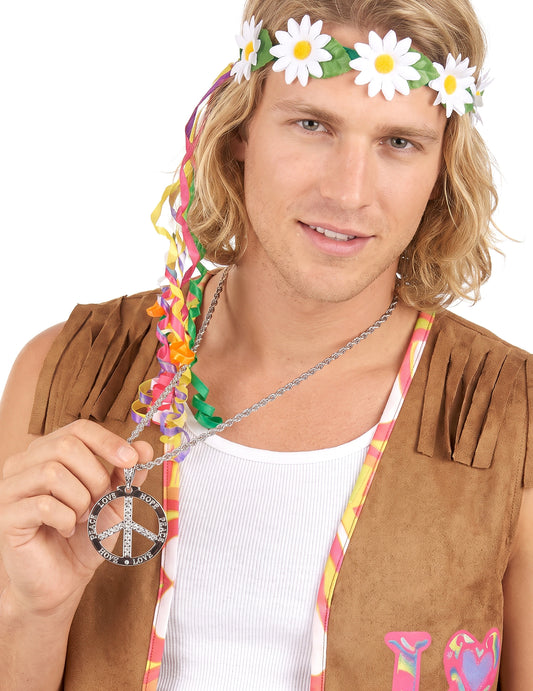 Colar hippie adulto