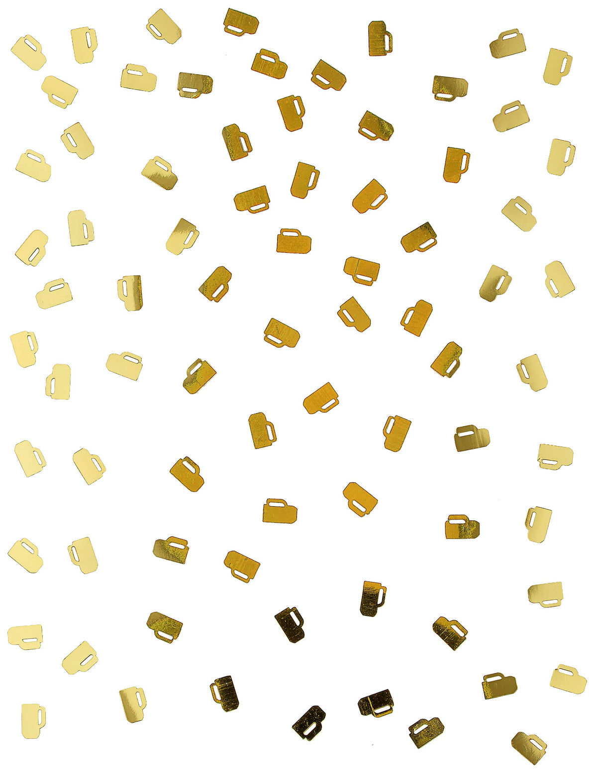 Détail des confettis chopes à bière