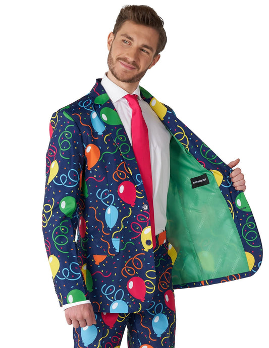 Fato Mr. Balloons Navy para homem Suitmeister™