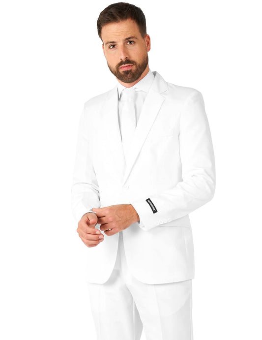 Fato Mr. Solid branco homem Suitmeister™