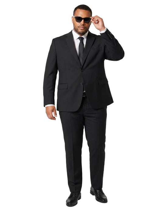 Fato Mr. Solid preto homem Suitmeister™