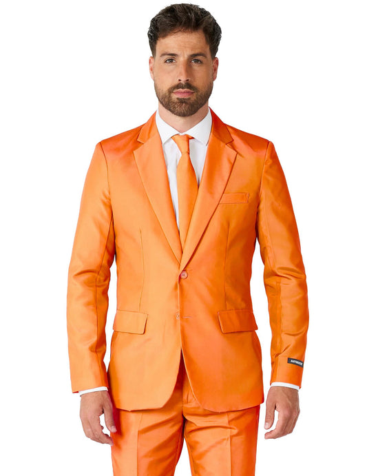Fato Mr. Solid cor de laranja homem Suitmeister™