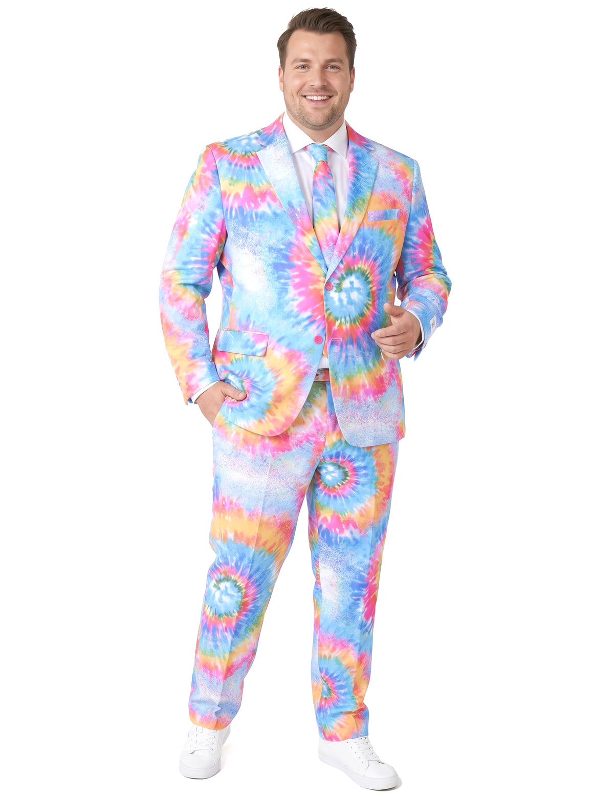 Máscara Mr. Tie-Dye Opposuits™ para adulto