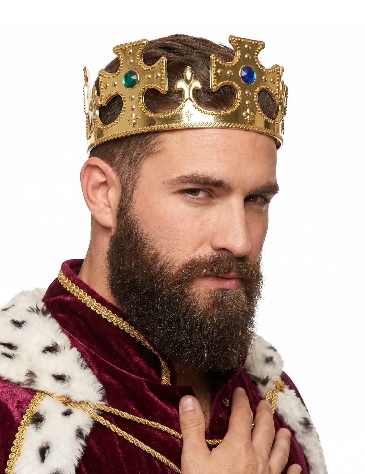 Coroa de ouro para homem