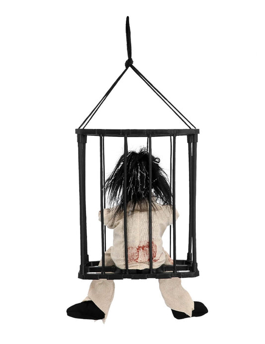 Decoração animada suspensa fantasma de prisioneiro 28 x 23 x 9,5 cm