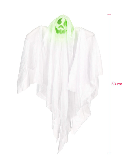 Dimensões da decoração fantasma luminosa para halloween