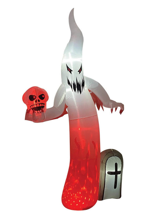 Decoração inflável Fantasma luminoso 270 cm