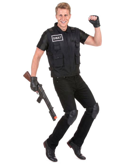 Disfarce agente do SWAT homem