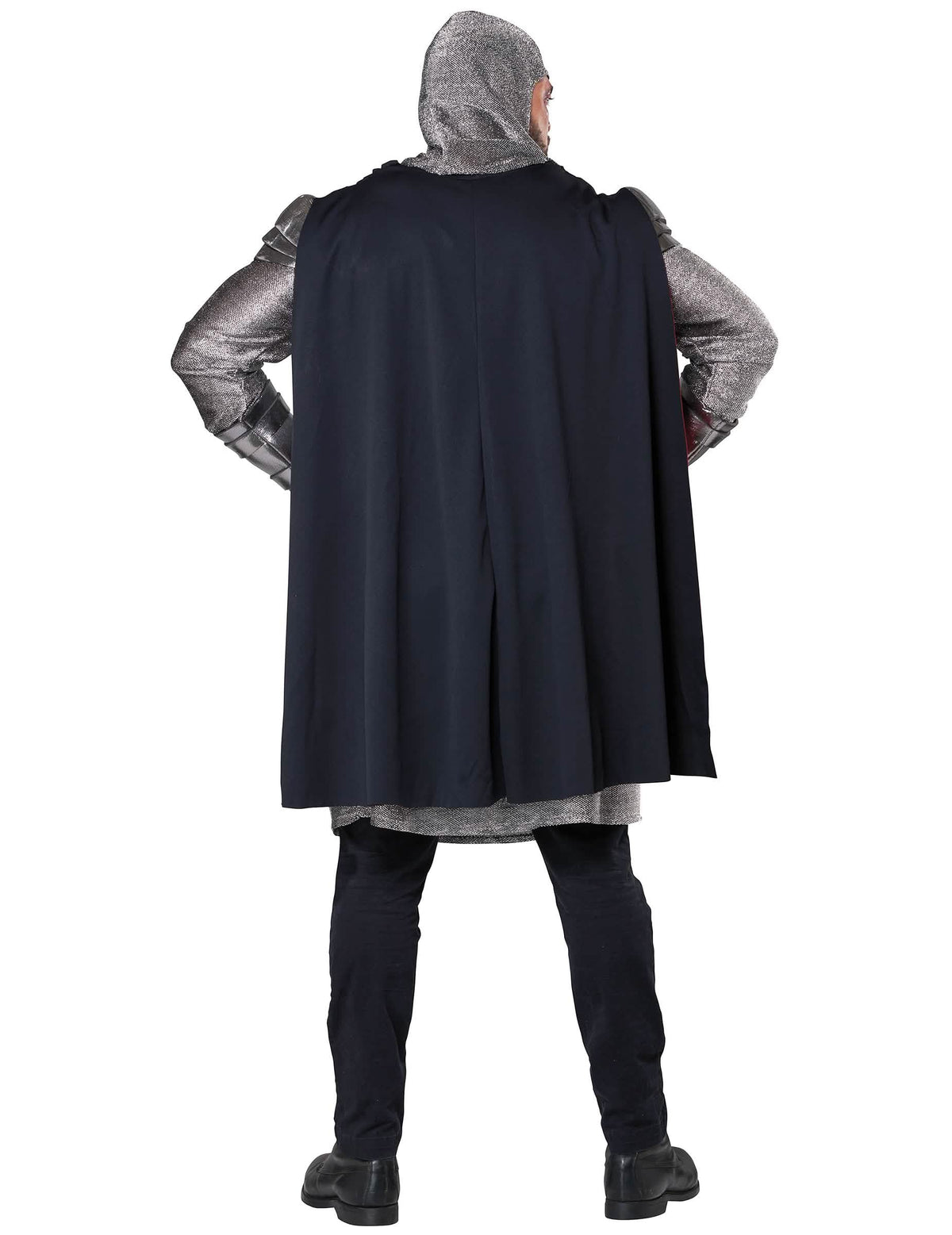 Vista traseira do Fato de Cavaleiro Medieval para homem