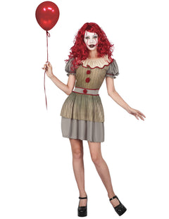 Fatos de palhaço de Halloween para mulher
