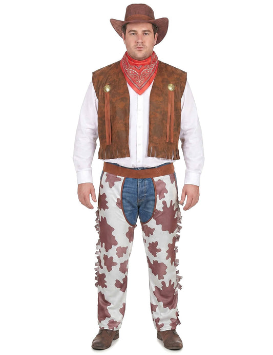Disfarce de cowboy homem
