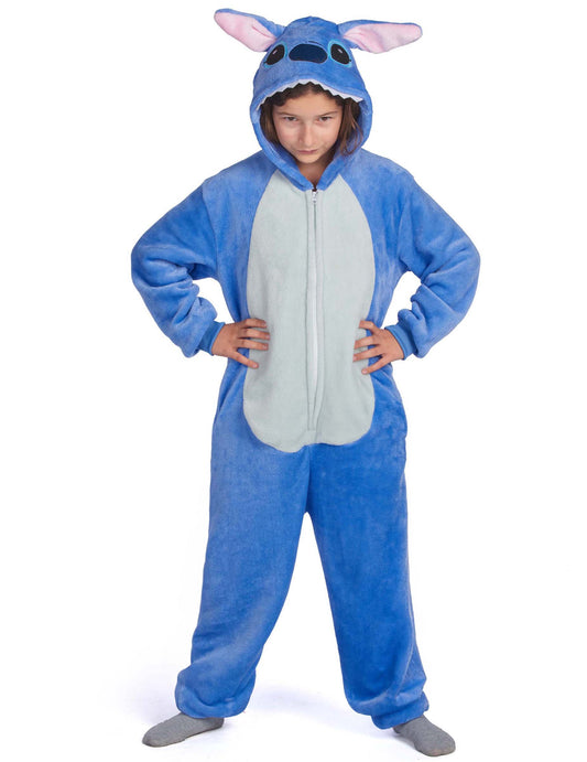 Fato de criatura alienígena azul para criança