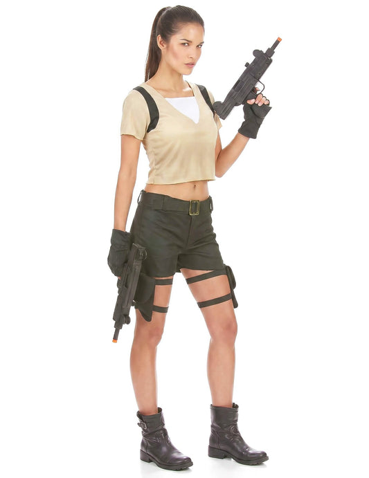 Disfarce Lara guerreira sexy mulher