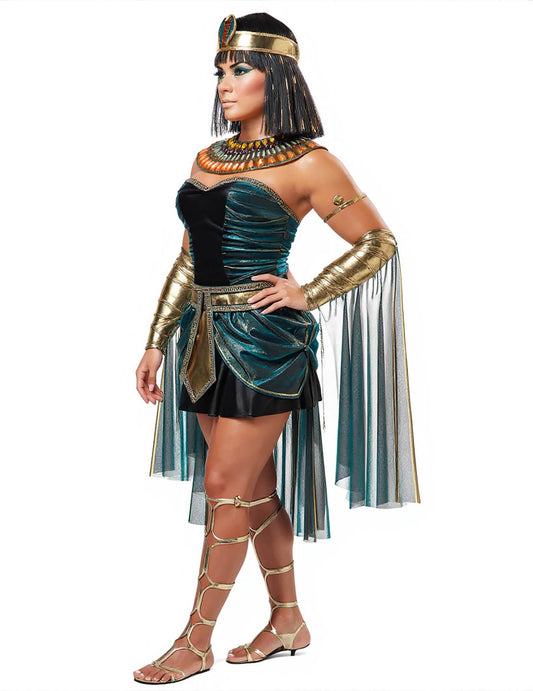 Disfarce rainha do Egipt-pto mulher