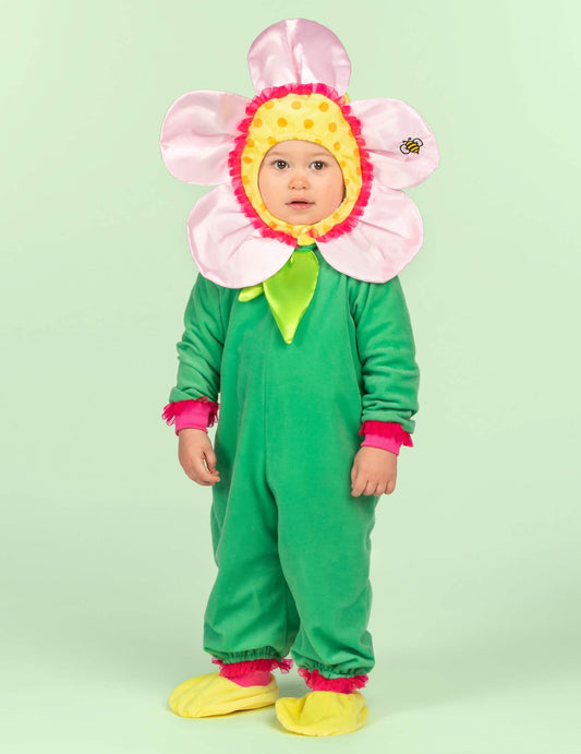 Vue de face du déguisement de fleur luxe pour bébé