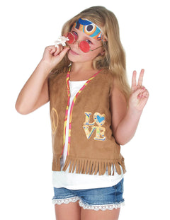 Disfarces hippie para crianças