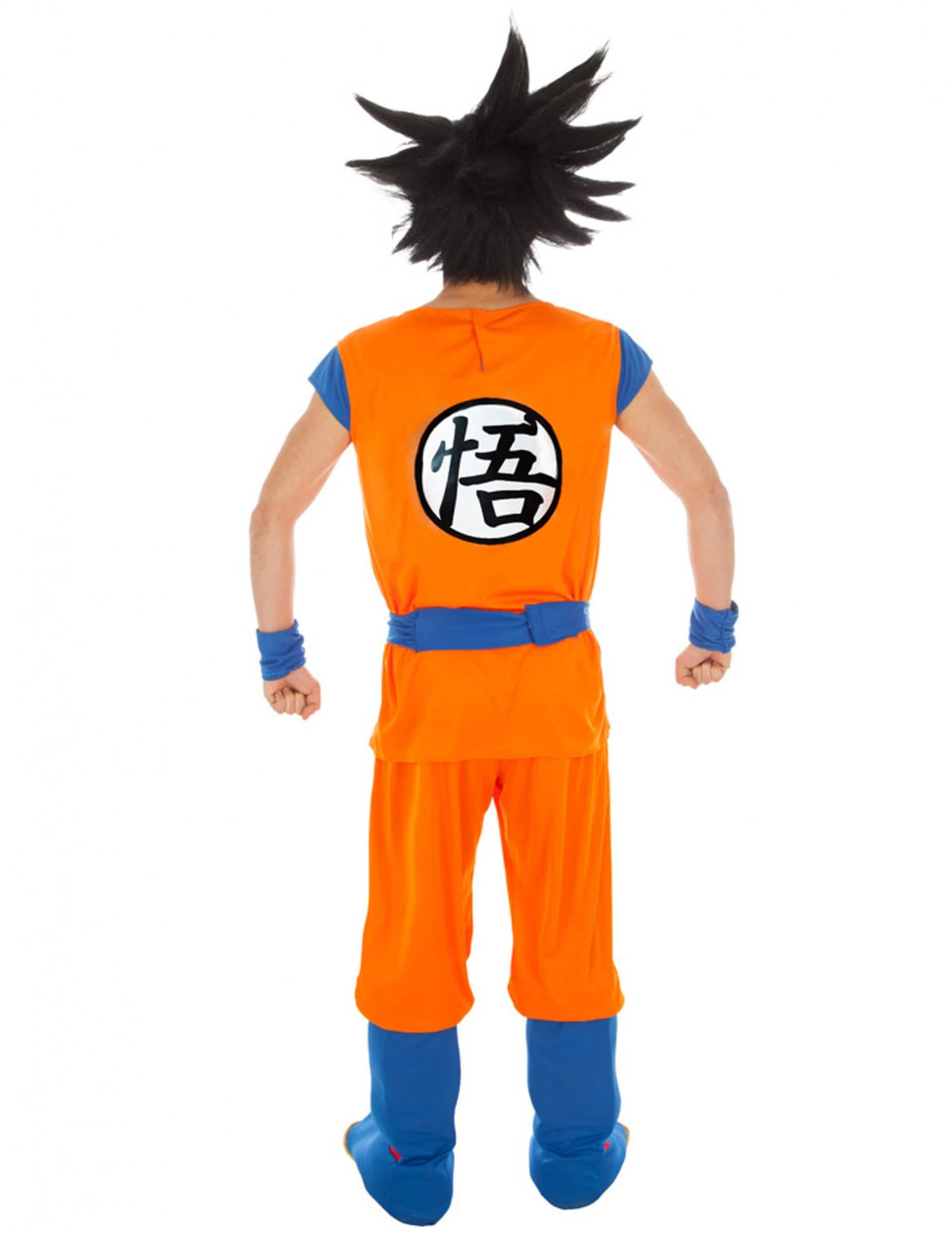 Vista de trás do disfarce Goku Saiyan Dragon ball z™