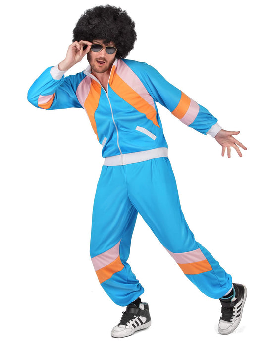 Disfarce fato de treino retro homem