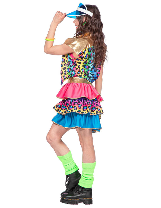 Fato kitsch pantera multicolor para mulher