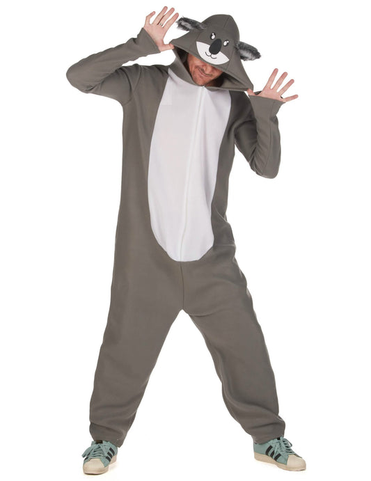 Vue de face du déguisement koala