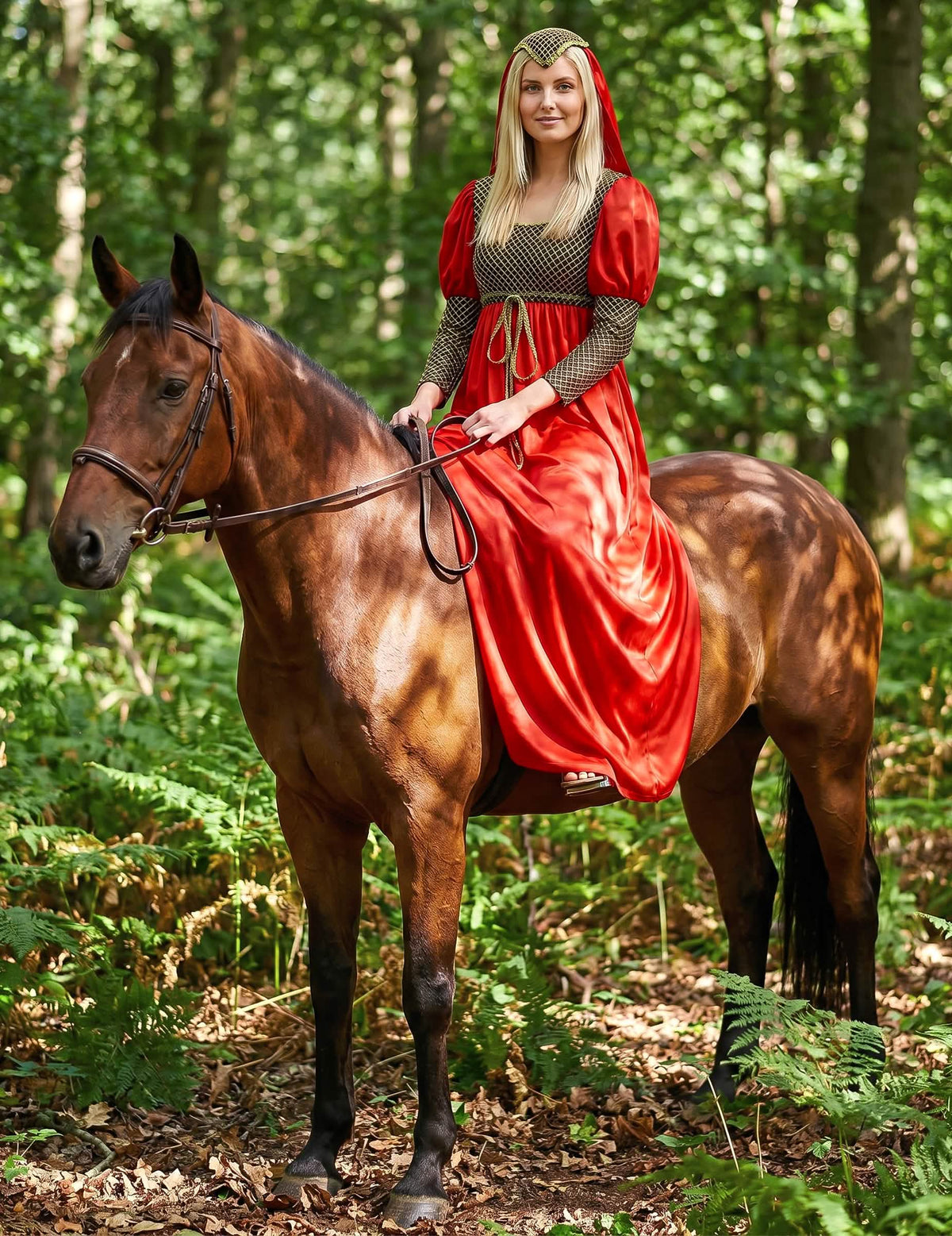 Disfarce medieval para mulher