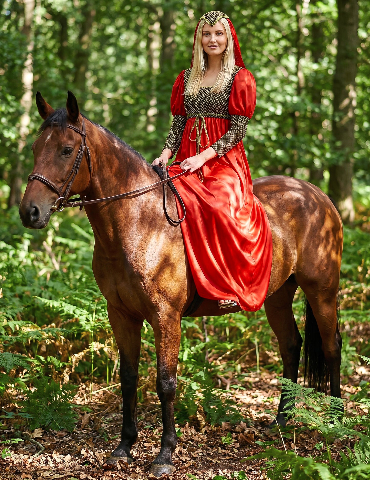 Disfarce medieval para mulher
