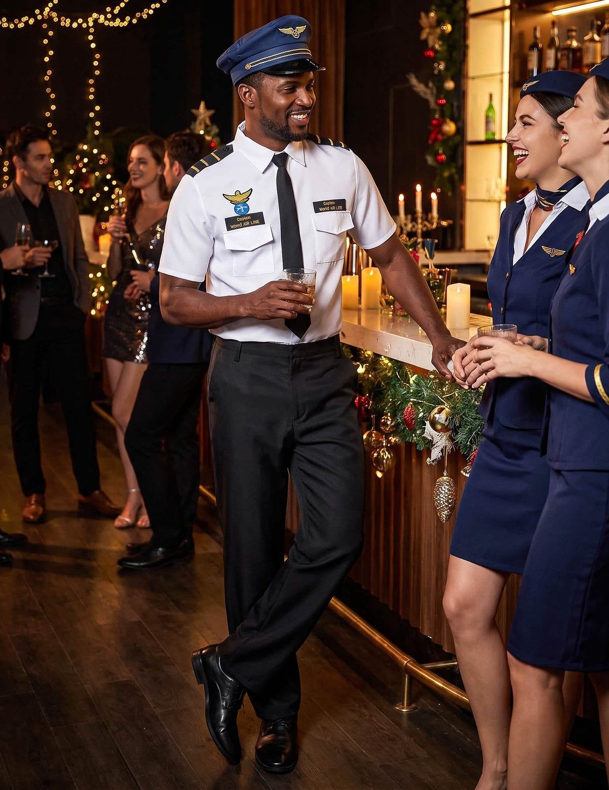 Piloto de avião homem