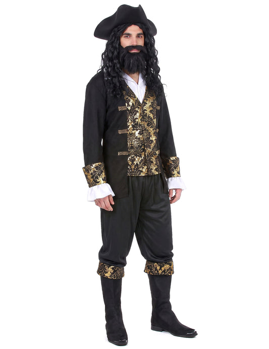 Disfarce pirata com desenhos homem