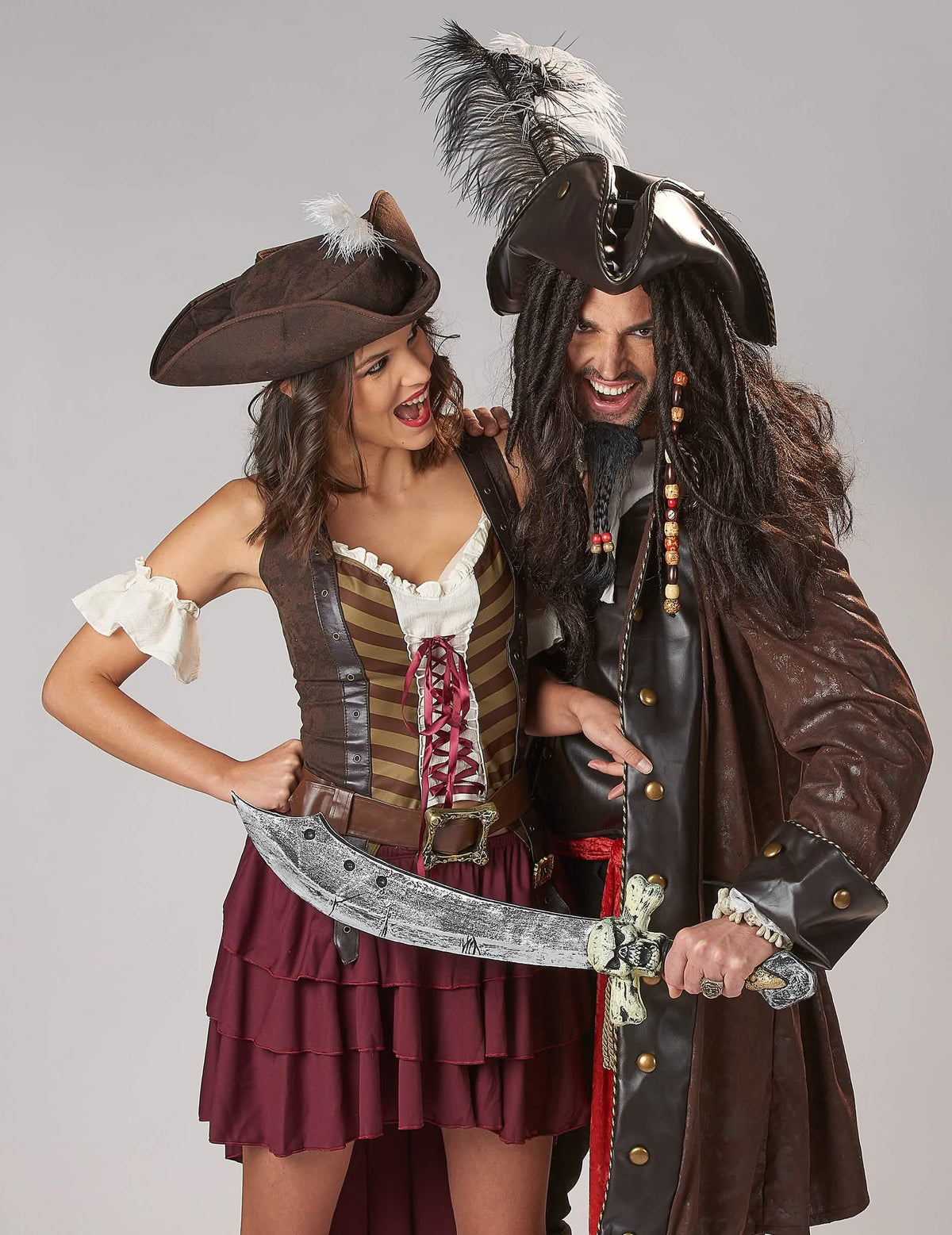 Disfarce pirata aventureira mulher
