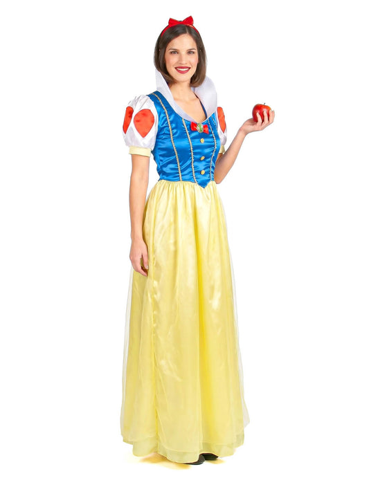 Disfarce princesa da neve mulher