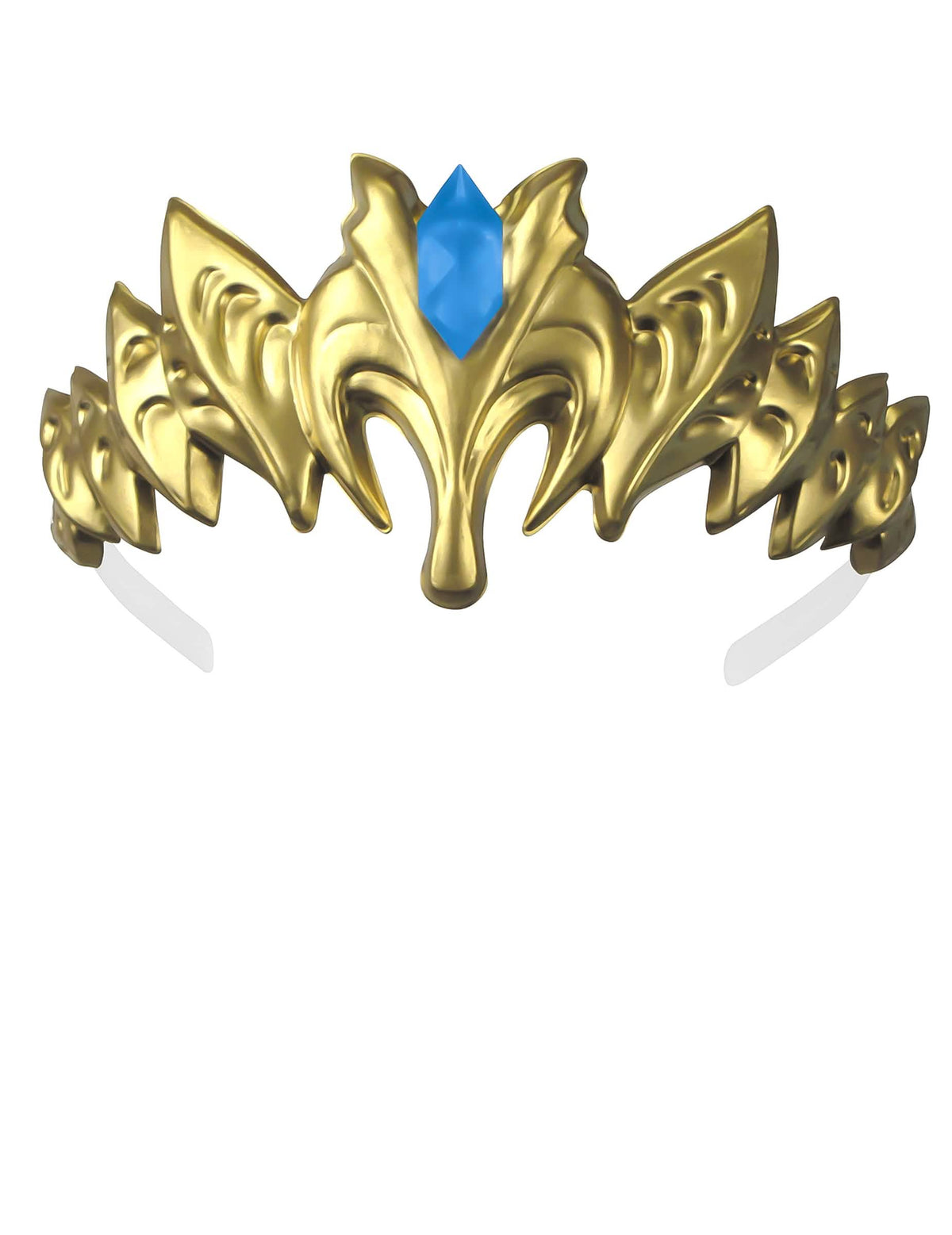 Diadema dourado com pedra azul do disfarce princesa Zelda deluxe
