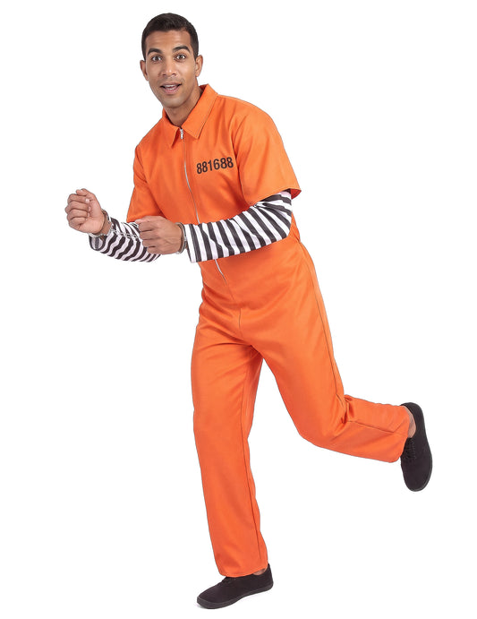 Disfarce de prisioneiro homem