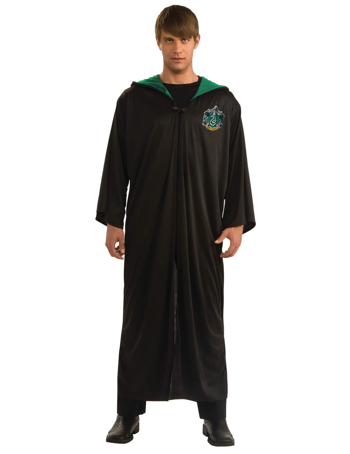 Fato de feiticeiro Serpentard Harry Potter™ para adulto preto e verde com escudo