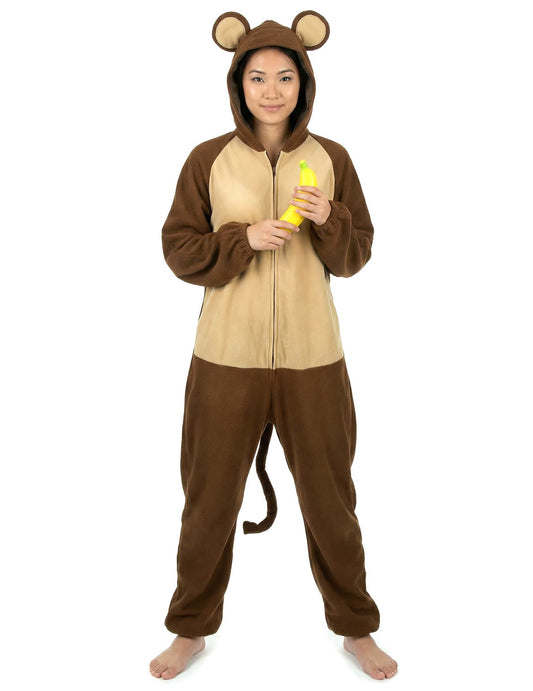 Disfarce de macaco para mulher