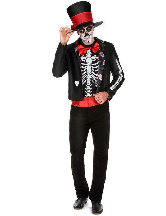 Disfarce de família Dia de los Muertos