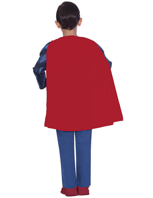 Vue de dos du déguisement Superman™ classique pour enfant